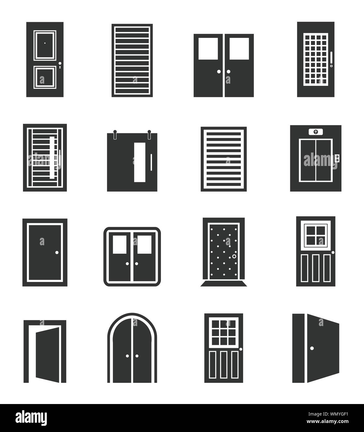 Porta un'icona Illustrazione Vettoriale