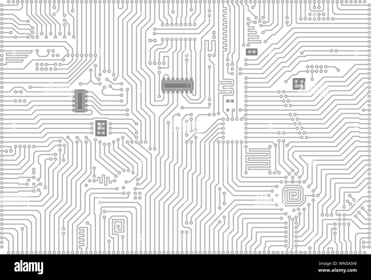 Hi-tech elettronica industriale sfondo vettoriale Illustrazione Vettoriale