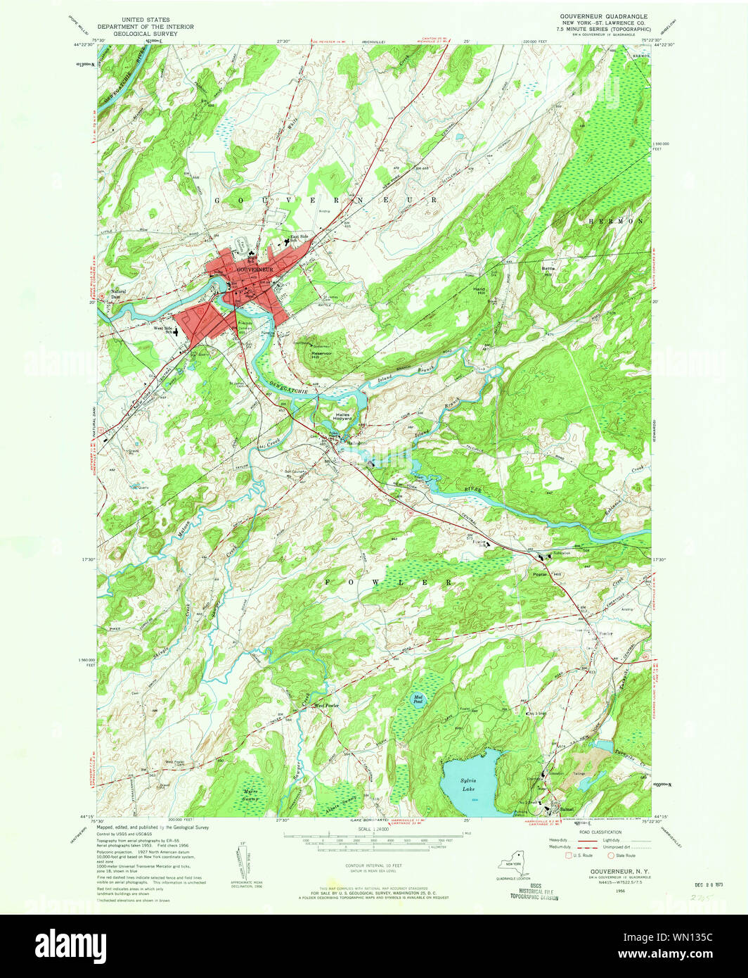 Gouverneur mappa di new york immagini e fotografie stock ad alta