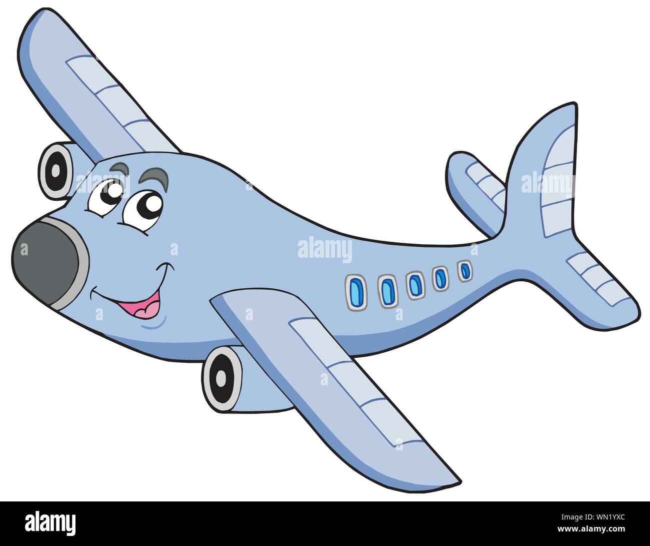 Cartoon aeroplano Illustrazione Vettoriale