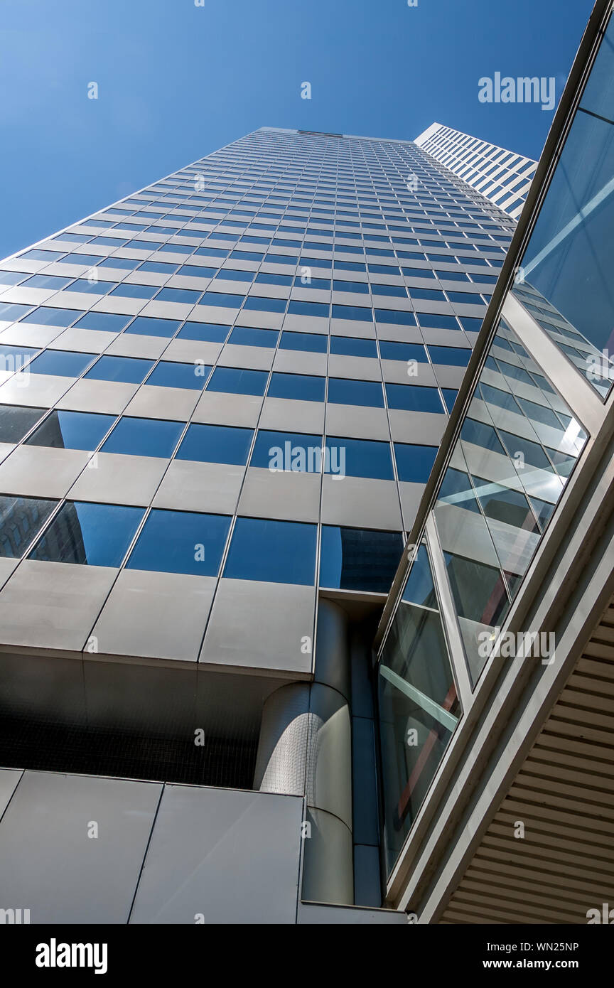 Grattacieli in Edmonton Alberta's city centre - Canada. Foto Stock