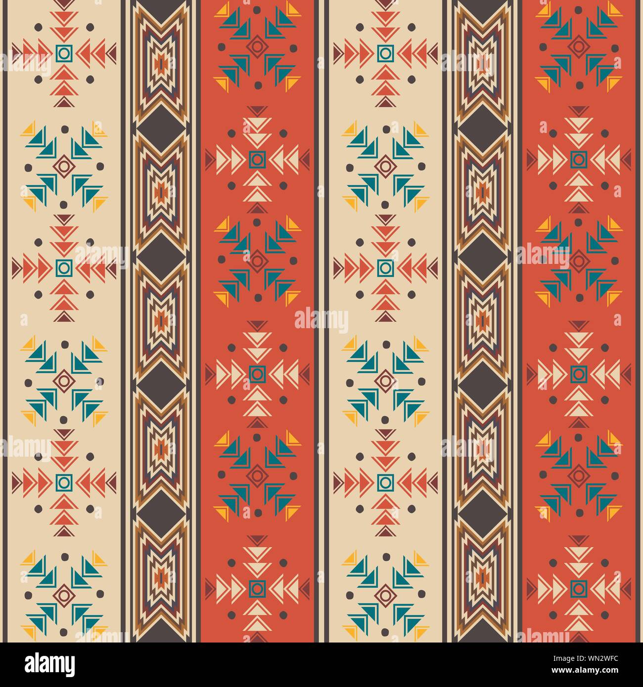 Navajo modello di stile Illustrazione Vettoriale