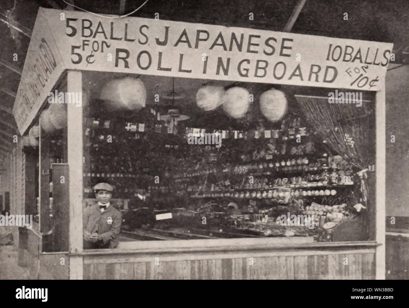 Japanese Baseball. Coney Island, New York, circa 1904 Foto Stock