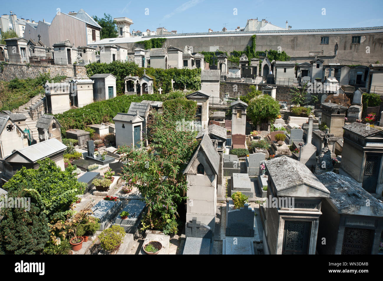 Parigi, Friedhof Montmartre - Parigi, il cimitero di Montmartre Foto Stock
