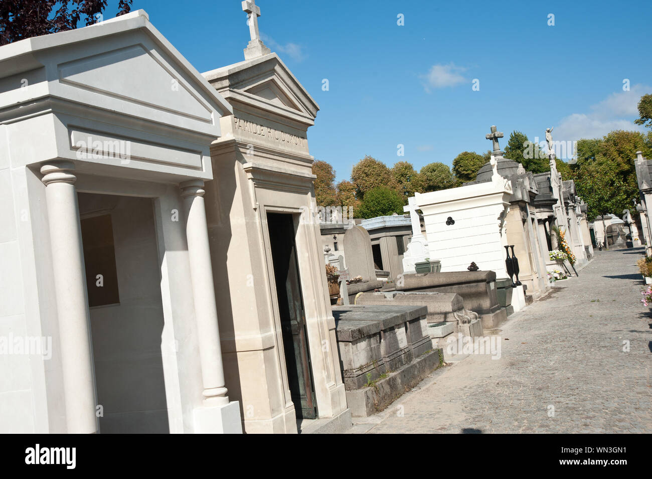 Parigi, Friedhof Passy - Parigi, il Cimitero di Passy Foto Stock