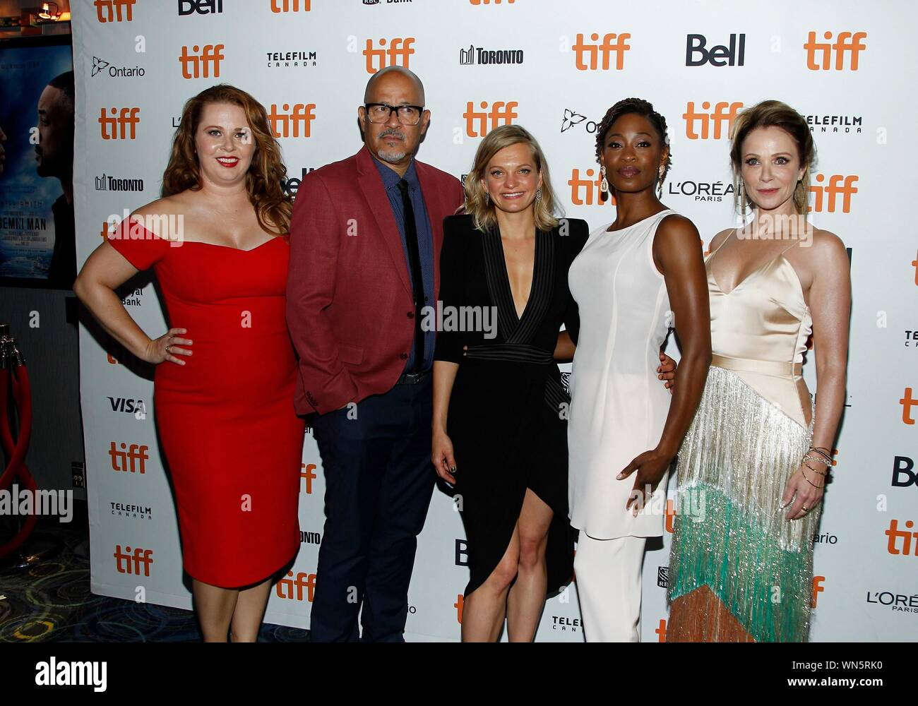 Toronto, ON. 5 Sep, 2019. Jessica Greco, Clark Johnson, Anastasia Phillips, Olunike Adeliyi, Lauren Holly presso gli arrivi per TAMMY sempre morendo Premiere al Toronto International Film Festival 2019, Scotiabank Theatre, Toronto, il 5 settembre 2019. Credito: JA/Everett raccolta/Alamy Live News Foto Stock