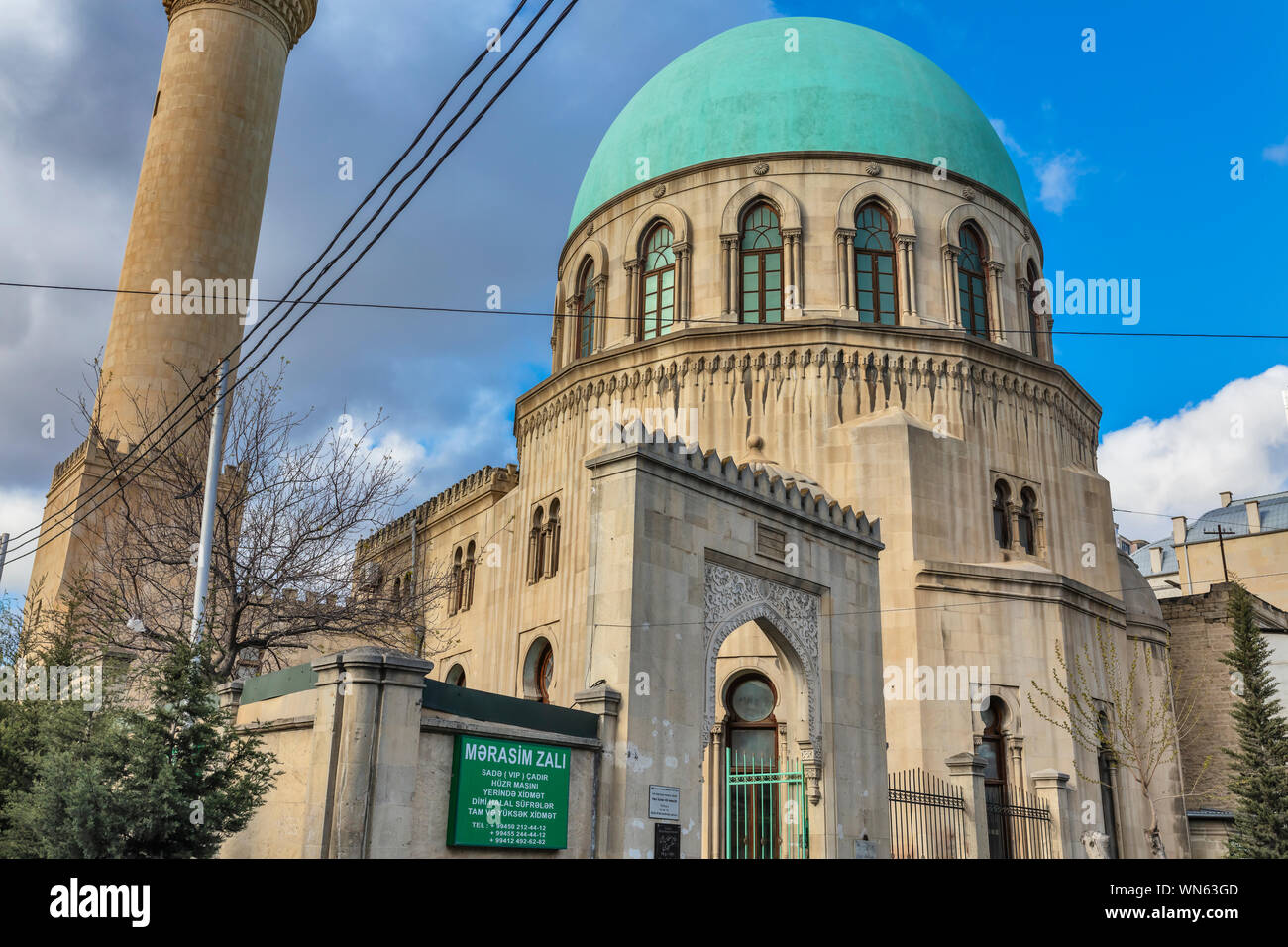 Haji Sultan Ali moschea, Baku, Azerbaijan Foto Stock