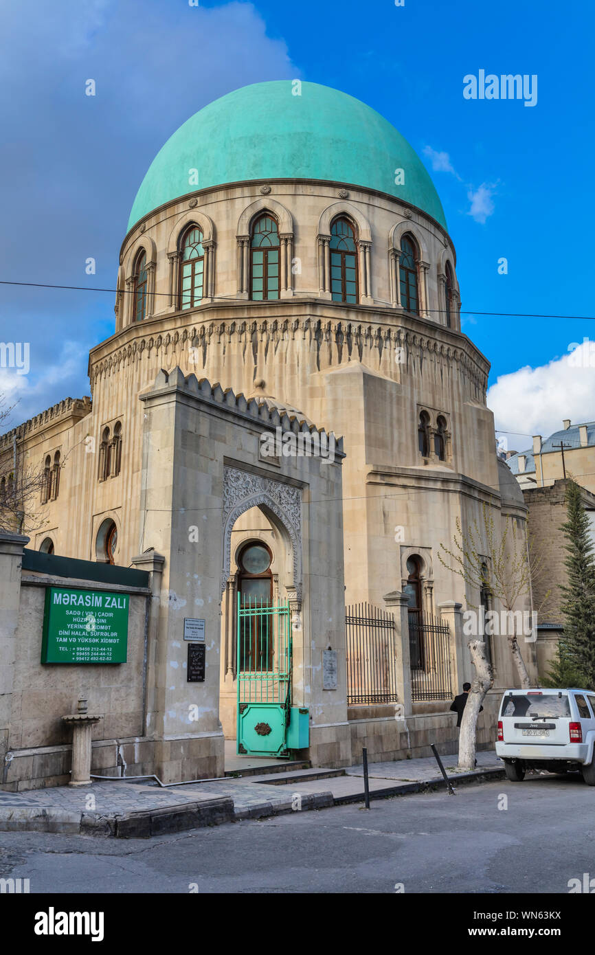 Haji Sultan Ali moschea, Baku, Azerbaijan Foto Stock