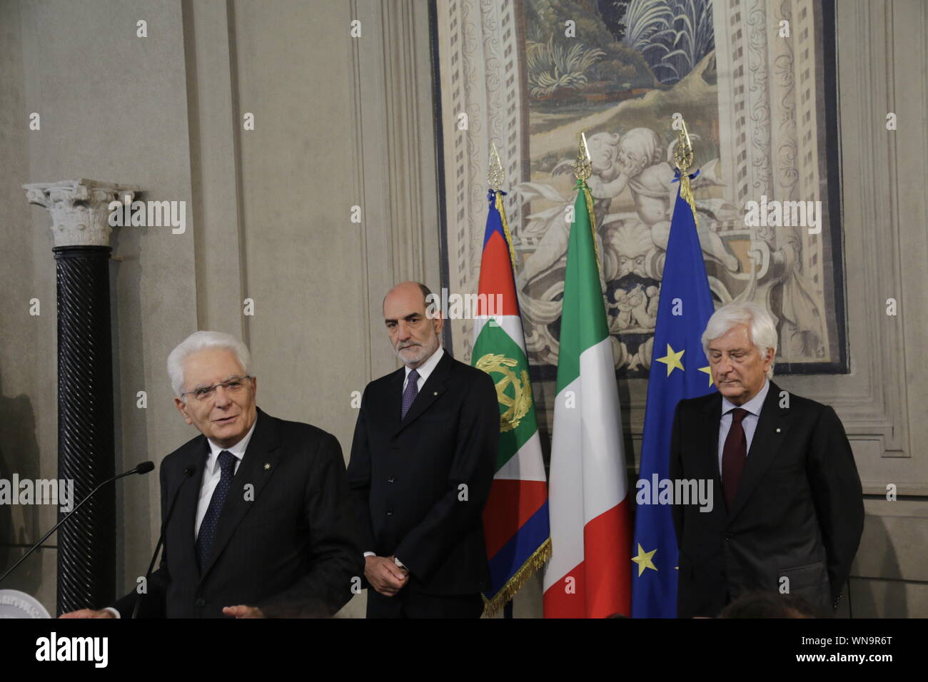 Mattarella presidente della repubblica italiana immagini e fotografie