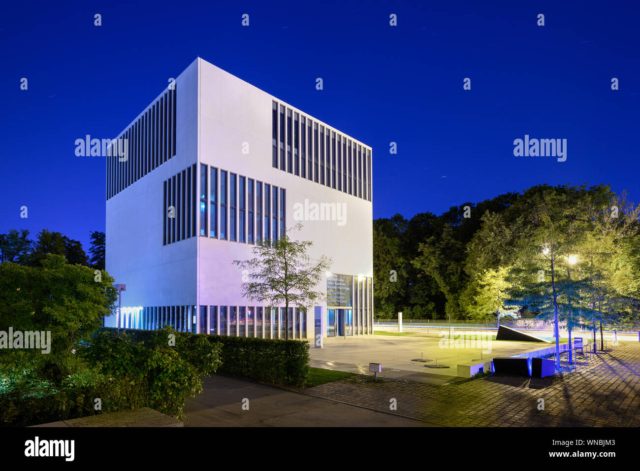 Il nazista di Centro di documentazione a Monaco di Baviera, è un centro di informazioni e luogo della memoria, la città di Monaco di Baviera con lo Stato libero di Baviera Foto Stock