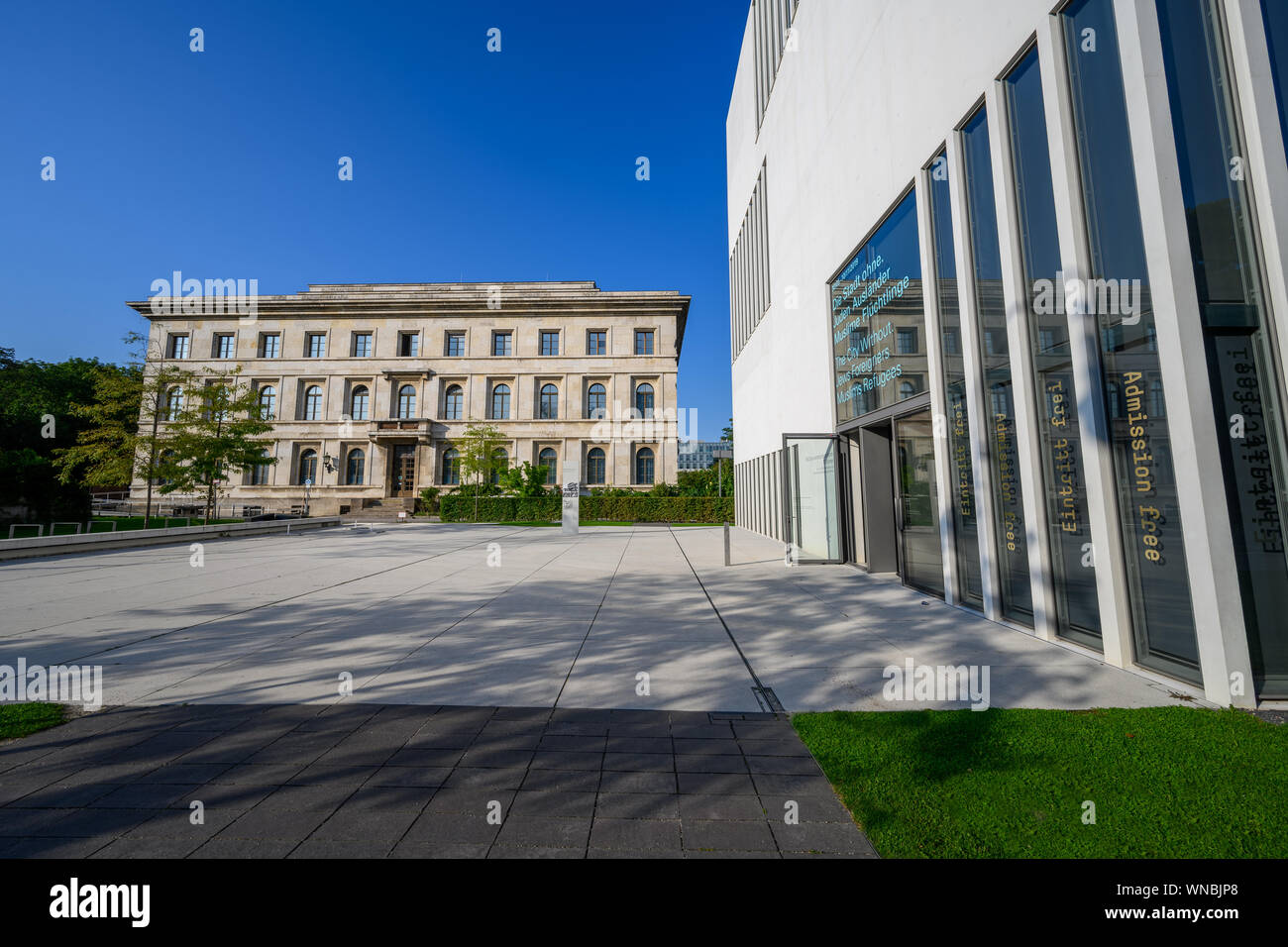 Il nazista di Centro di documentazione a Monaco di Baviera, è un centro di informazioni e luogo della memoria, la città di Monaco di Baviera con lo Stato libero di Baviera Foto Stock