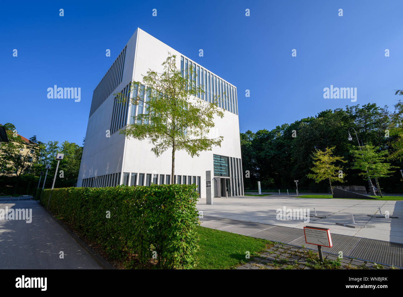 Il nazista di Centro di documentazione a Monaco di Baviera, è un centro di informazioni e luogo della memoria, la città di Monaco di Baviera con lo Stato libero di Baviera Foto Stock