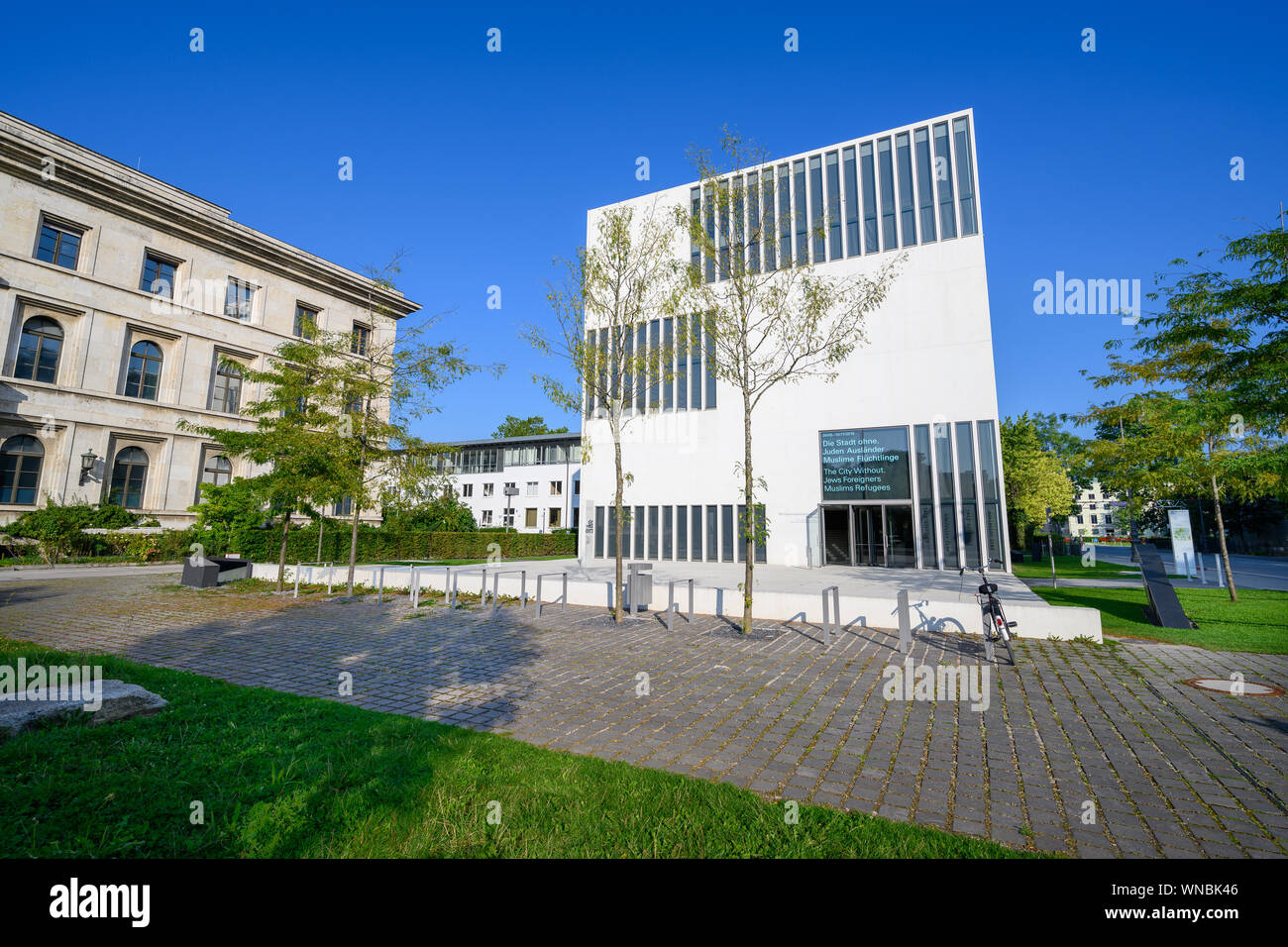 Il nazista di Centro di documentazione a Monaco di Baviera, è un centro di informazioni e luogo della memoria, la città di Monaco di Baviera con lo Stato libero di Baviera Foto Stock