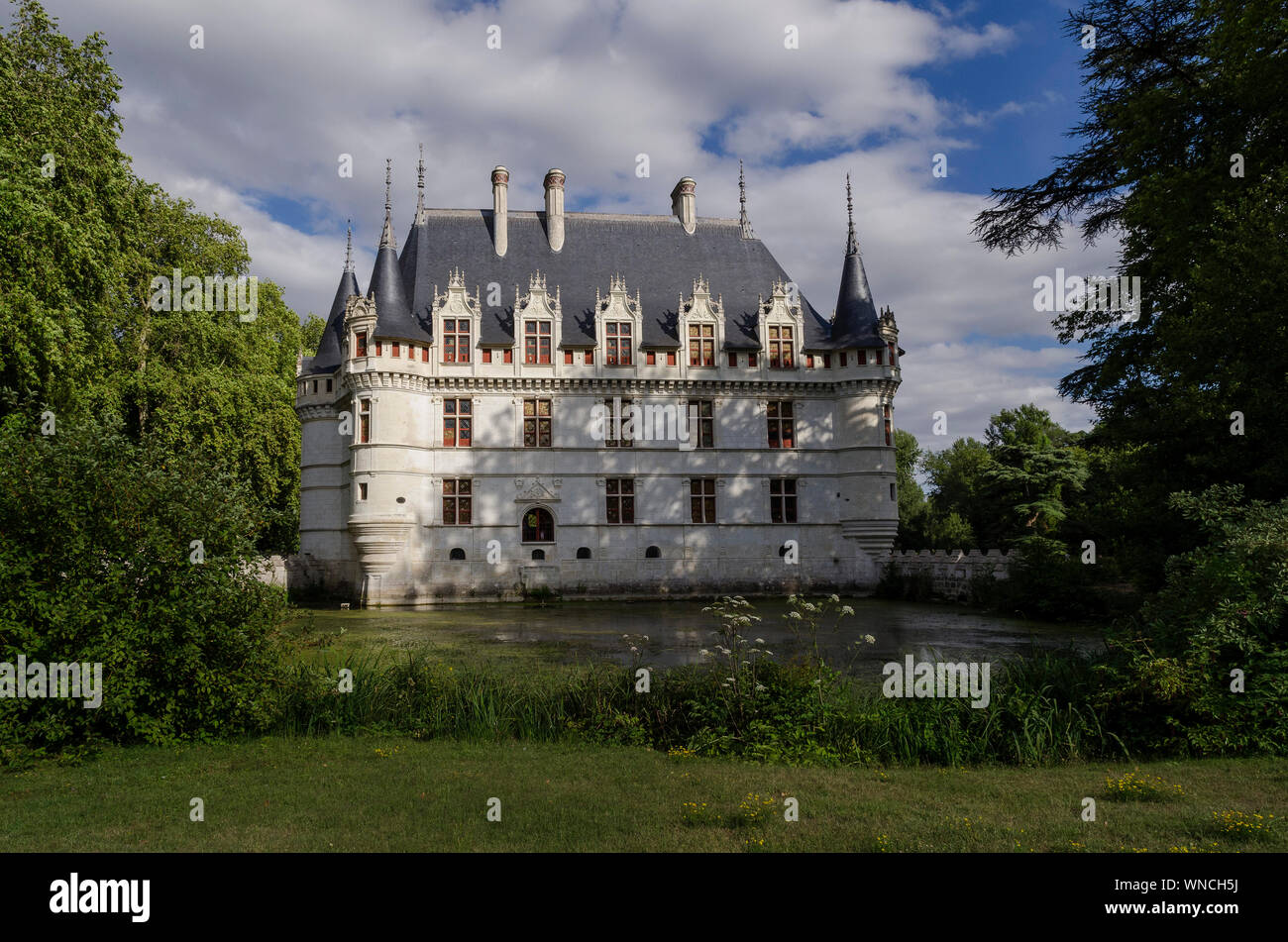 Chateau du Azay le Rideau Foto Stock