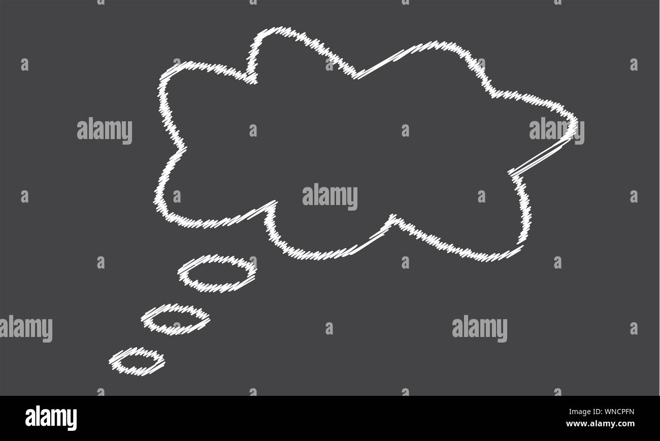 Bolla di pensiero Illustrazione Vettoriale