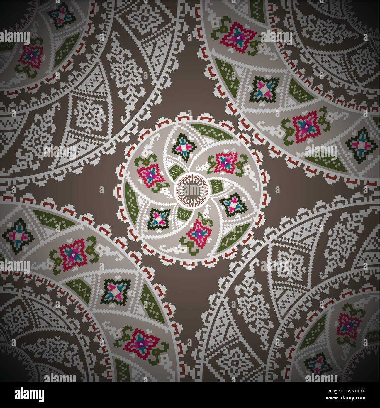 Modello antico. Illustrazione Vettoriale Illustrazione Vettoriale