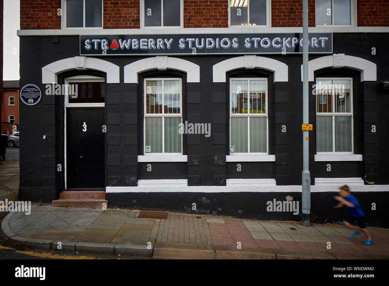 Stockport Strawberry Studios originariamente chiamato Inter-City Studios 3 Waterloo Road Foto Stock