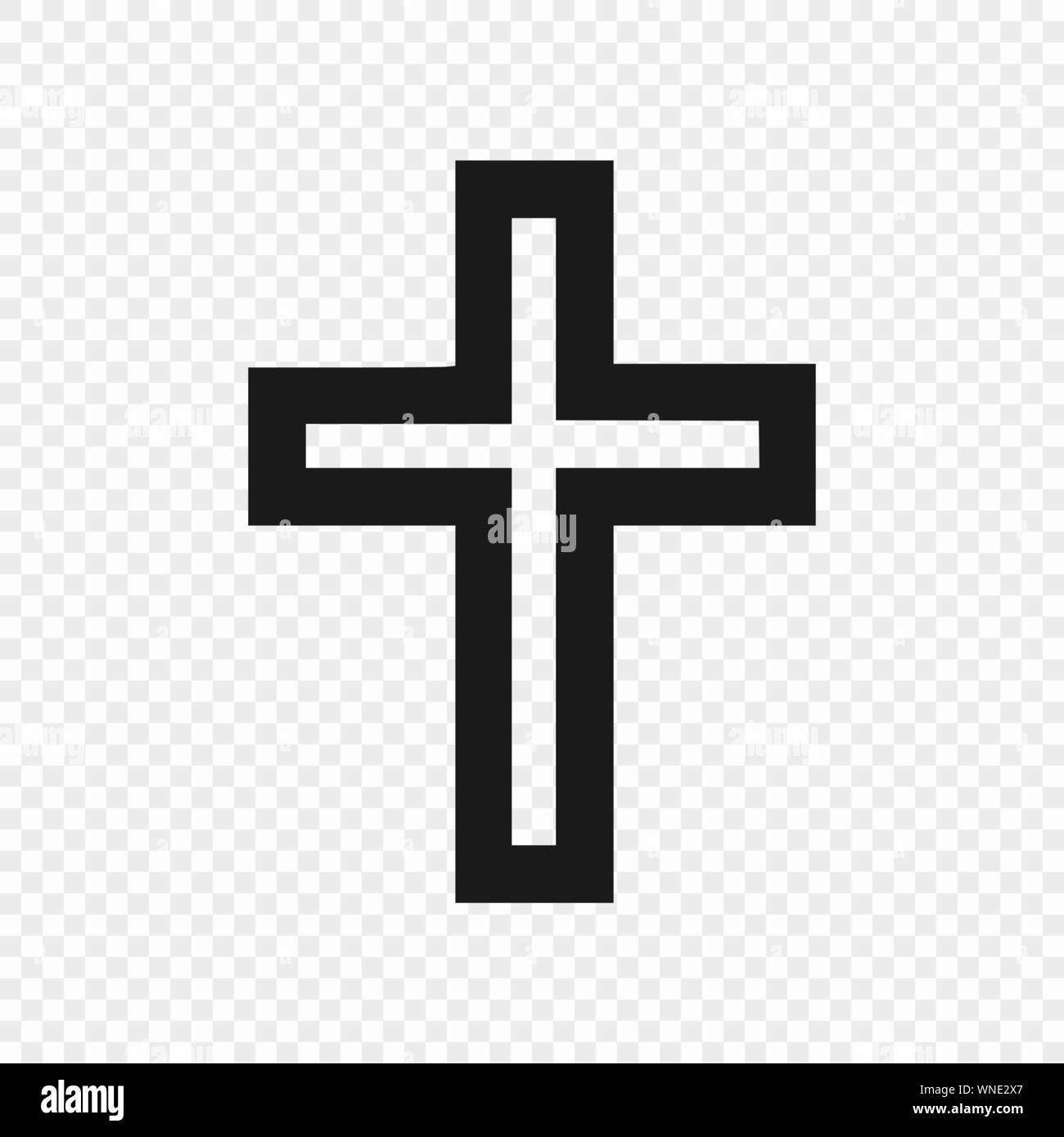 Croce Latina - simbolo del cristianesimo. Illustrazione Vettoriale Immagine  e Vettoriale - Alamy