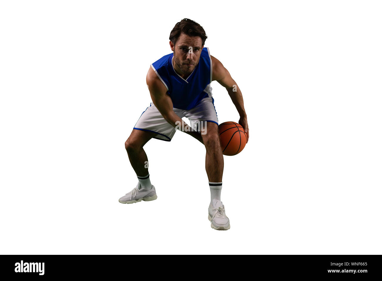 Giocatore di basket Foto Stock