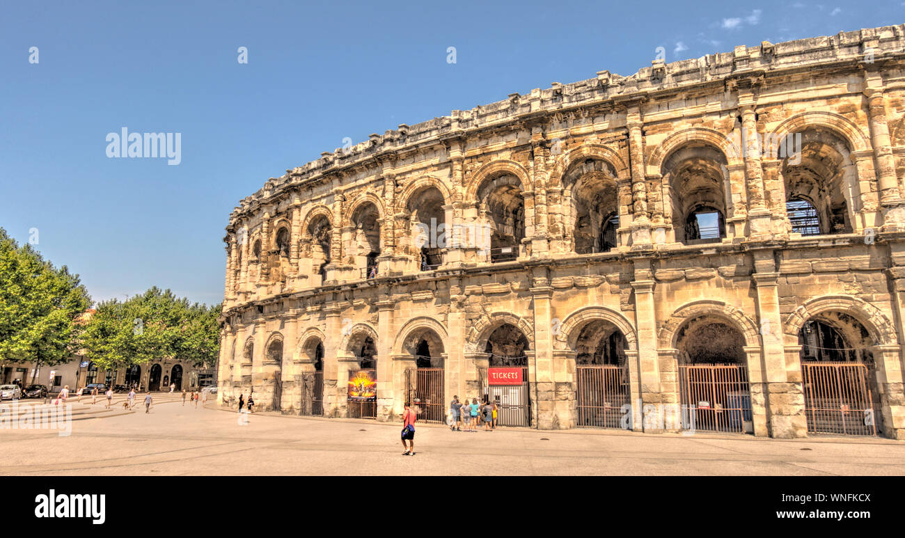 Nimes, Francia Foto Stock