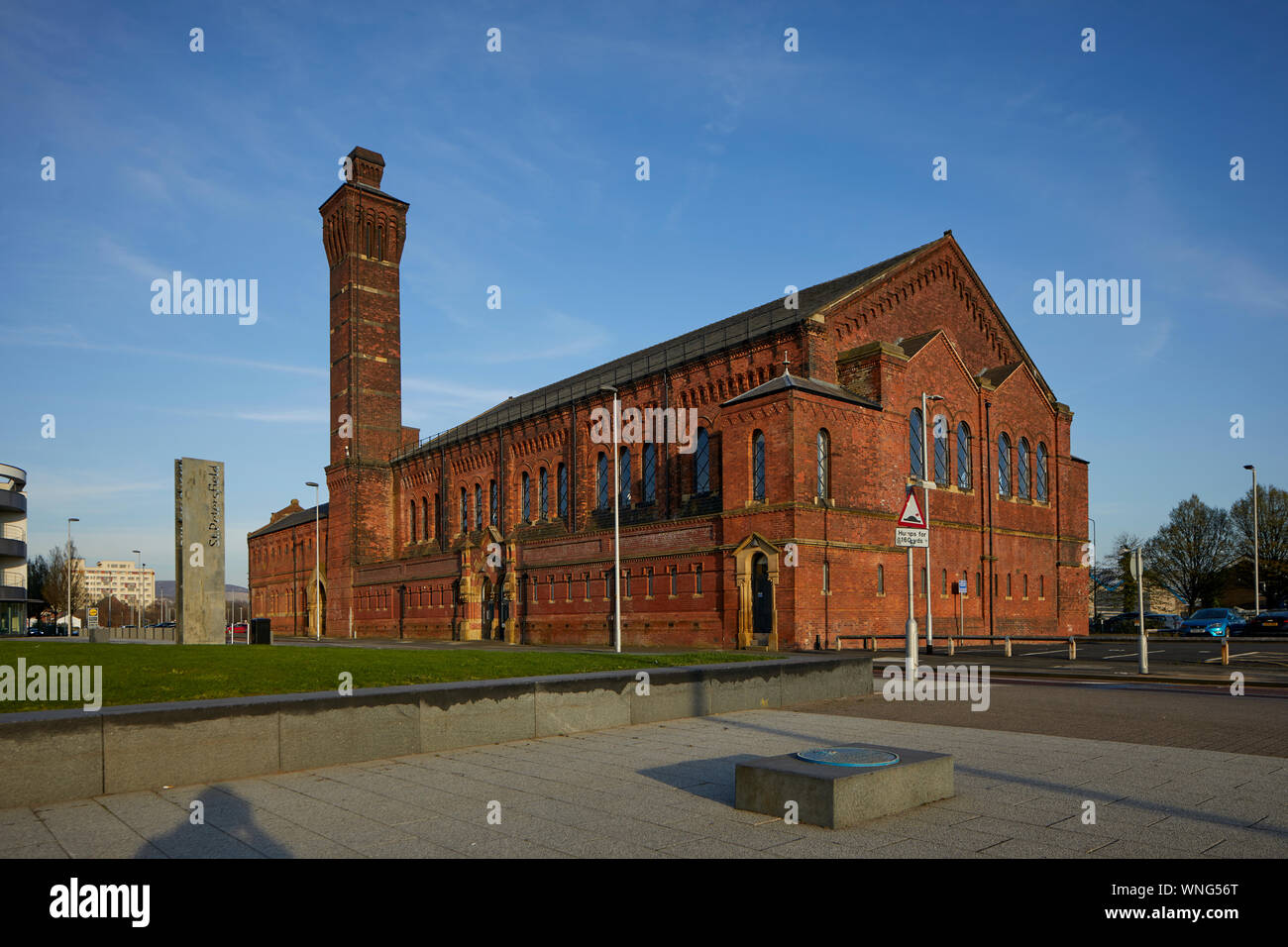 Tameside Ashton Bagni Vecchi, Ashton-under-Lyne business hub Foto Stock