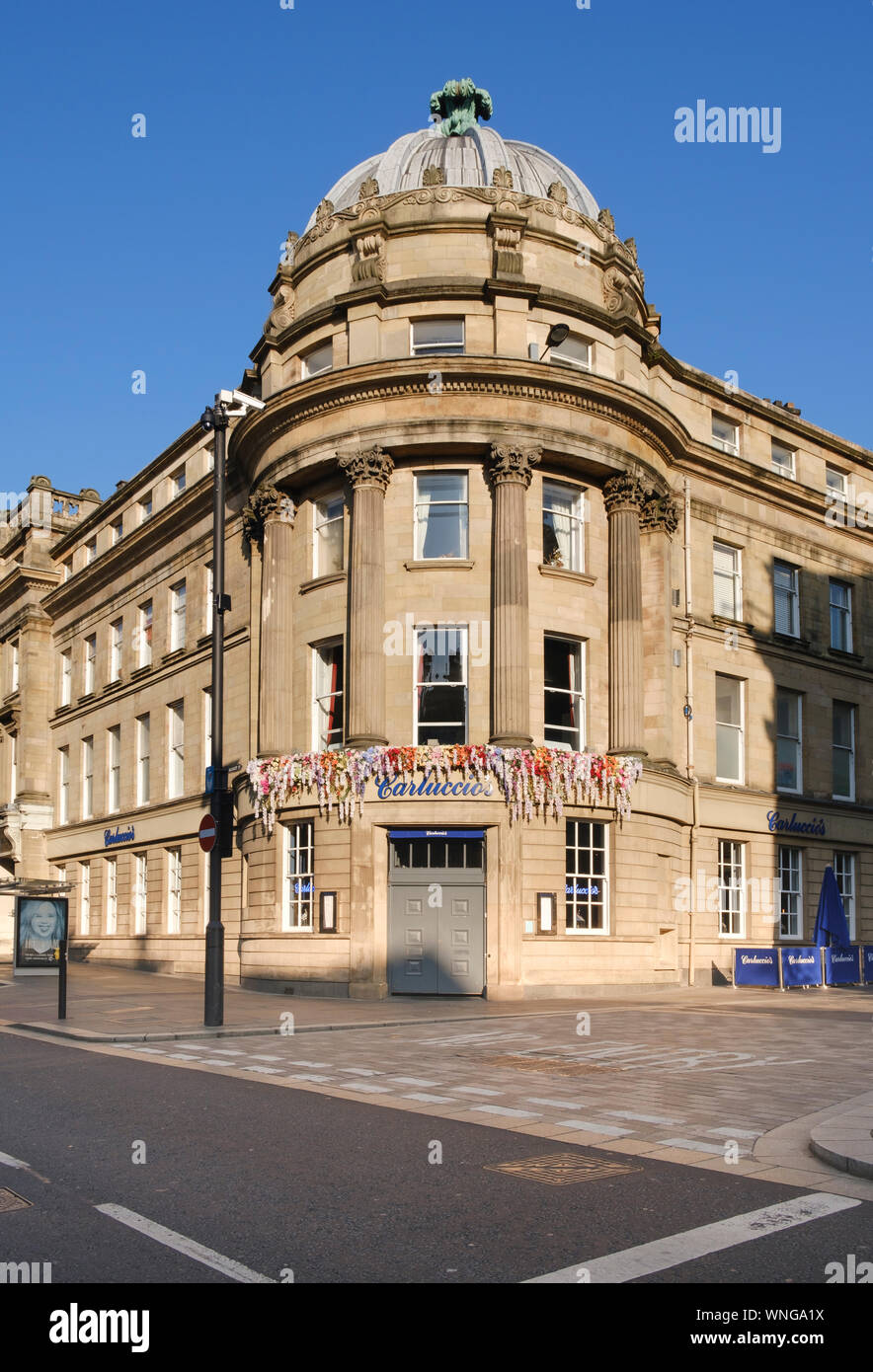 Carluccio's Restaurant a Newcastle upon Tyne parte di un un ristorante italiano a catena Foto Stock