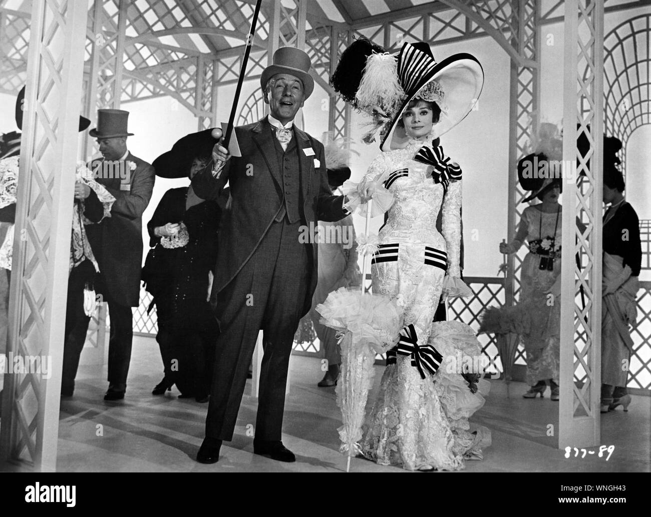 My Fair Lady Anno : 1964 USA Direttore : George Cukor Wilfrid Hyde-White, Audrey Hepburn Foto Stock