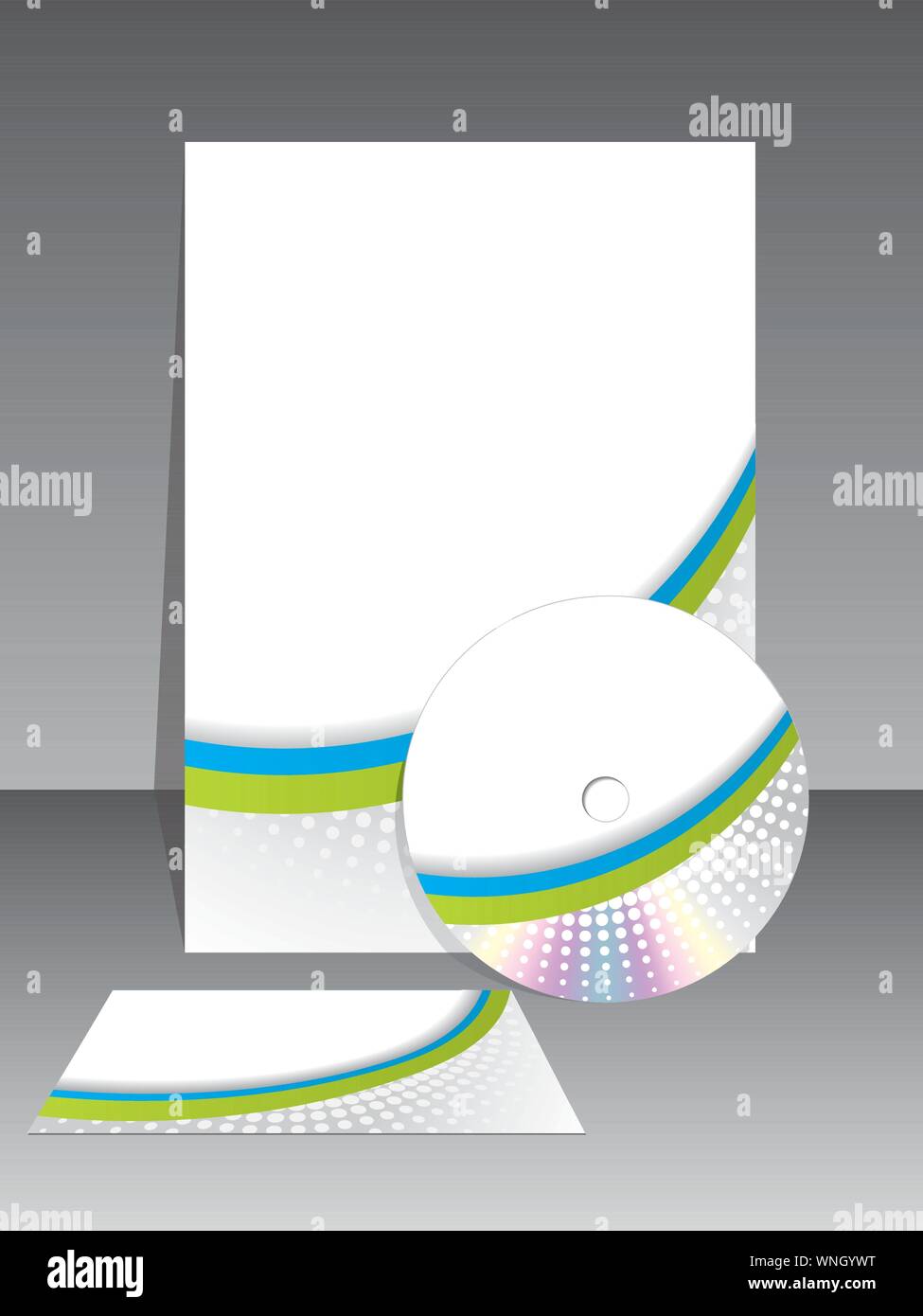 Sationery business set di vettore Illustrazione Vettoriale