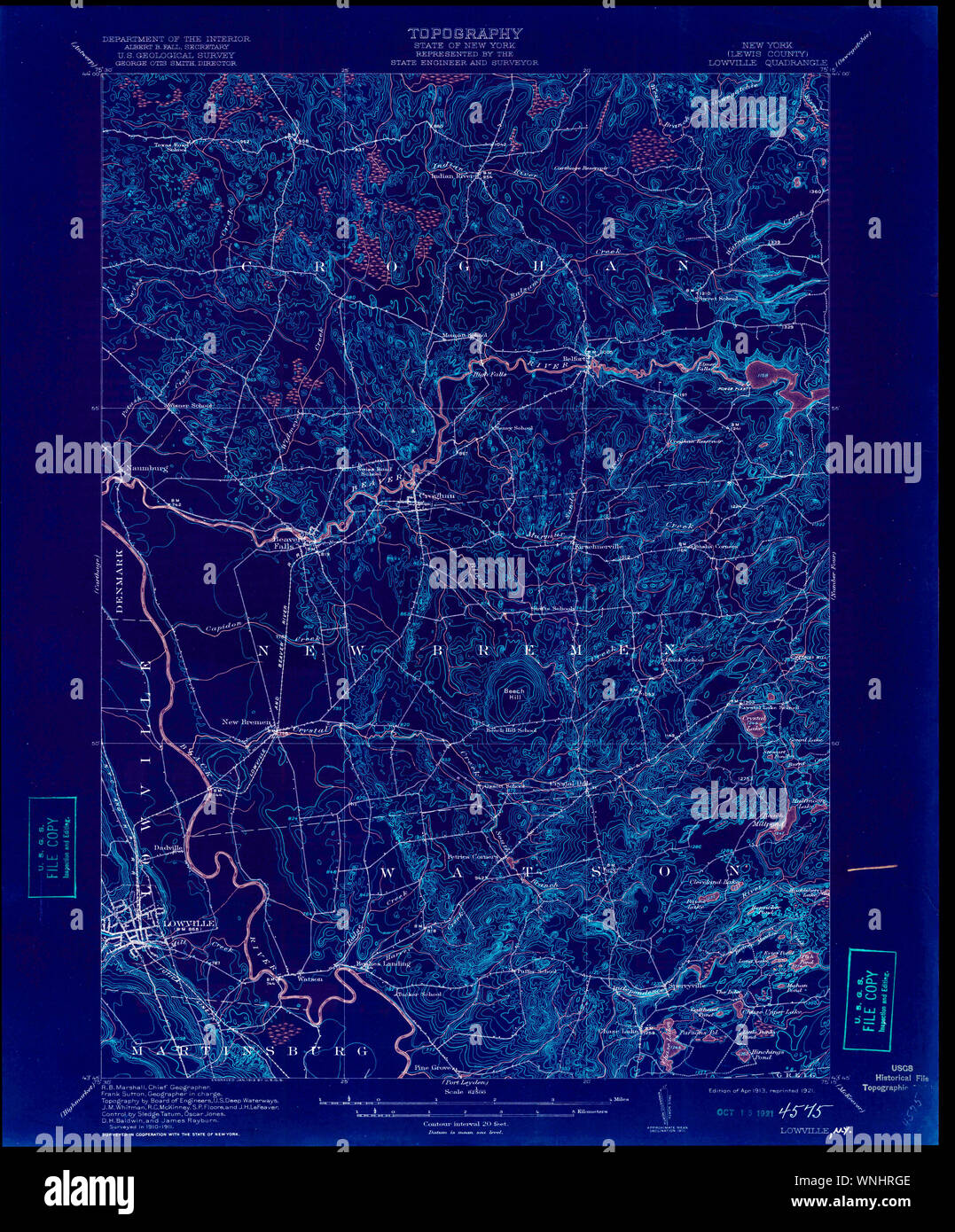 Mappa di lowville immagini e fotografie stock ad alta risoluzione Alamy