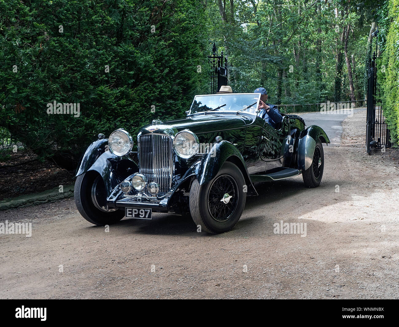 1934 Lagonda Rapidel al Salon Prenotazione 2019 Foto Stock