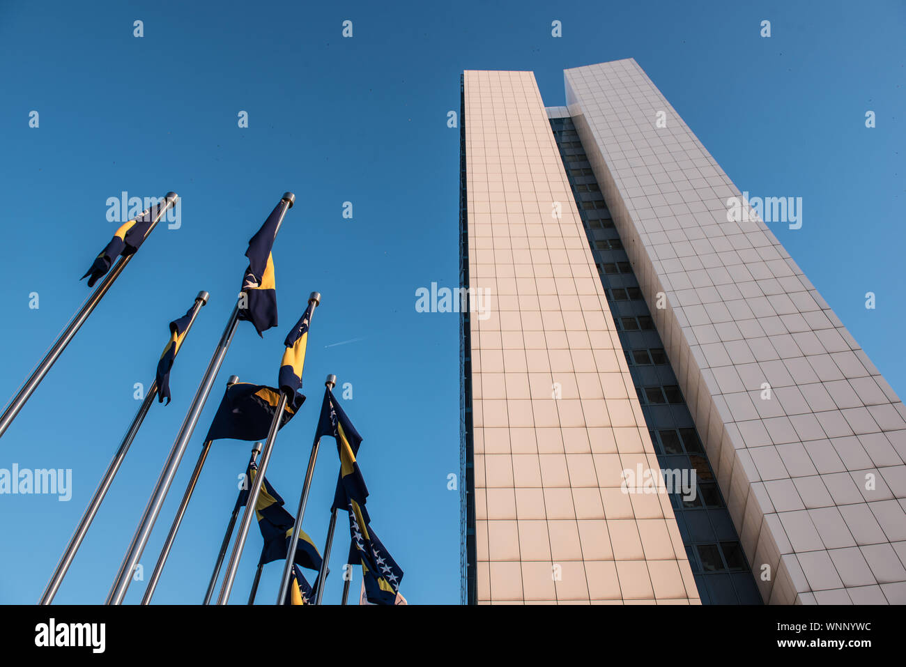 Sarajevo.Parlament edificio Foto Stock