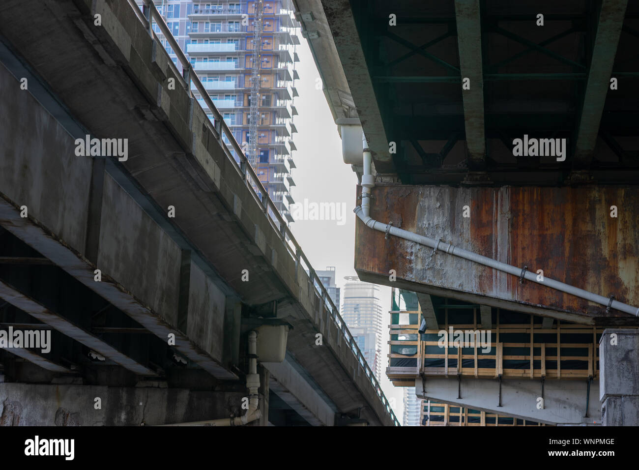 Toronto ha un super cool vibe con un sacco di unici elementi urbani. Si tratta di un fotografo di paradiso. Foto Stock