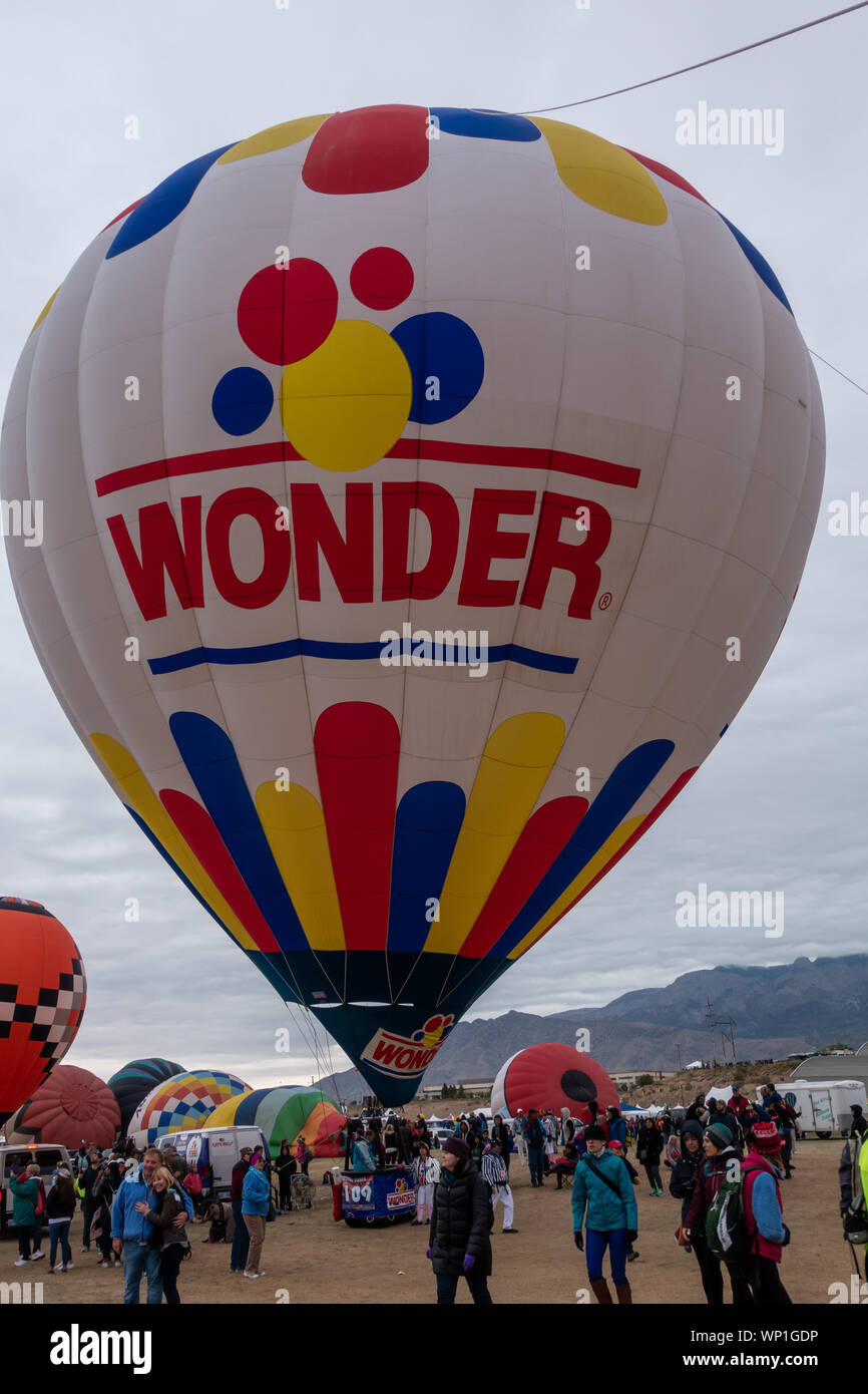 Albuquerque International Balloon Fiesta in Albuquerque, Nuovo Messico Foto Stock