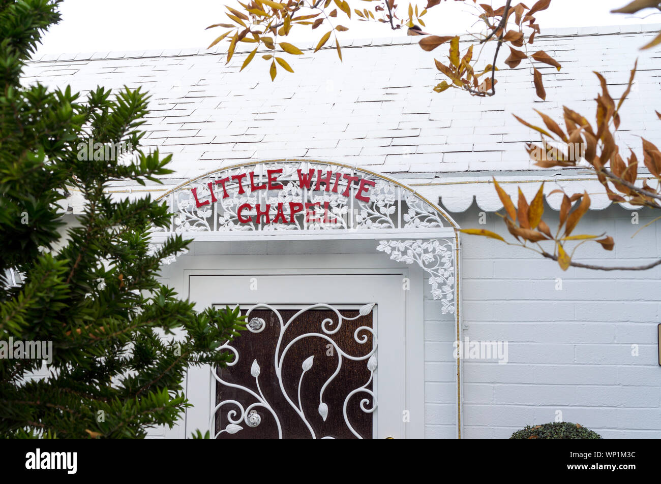 Little White Wedding Chapel di Las Vegas, Nevada Foto Stock