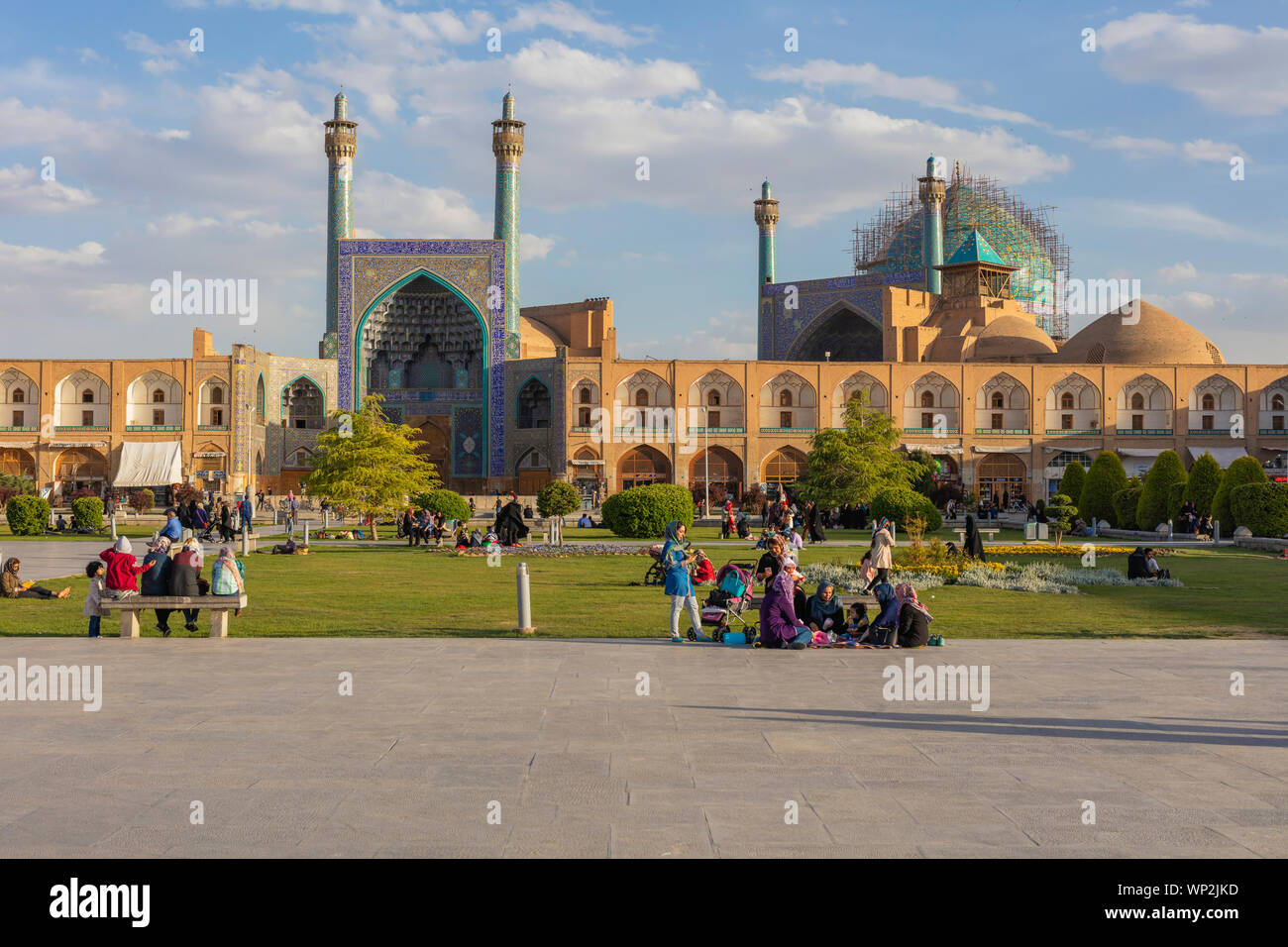 Naghsh-e JAHAN Piazza, Isfahan, Provincia di Isfahan, Iran Foto Stock