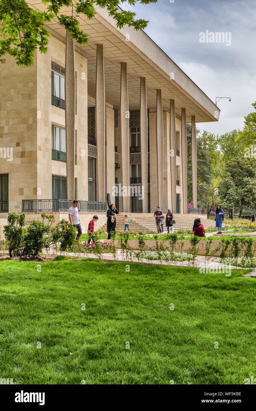 Ahmad Shahi Pavilion, Niavaran palace, Teheran, Iran Foto Stock