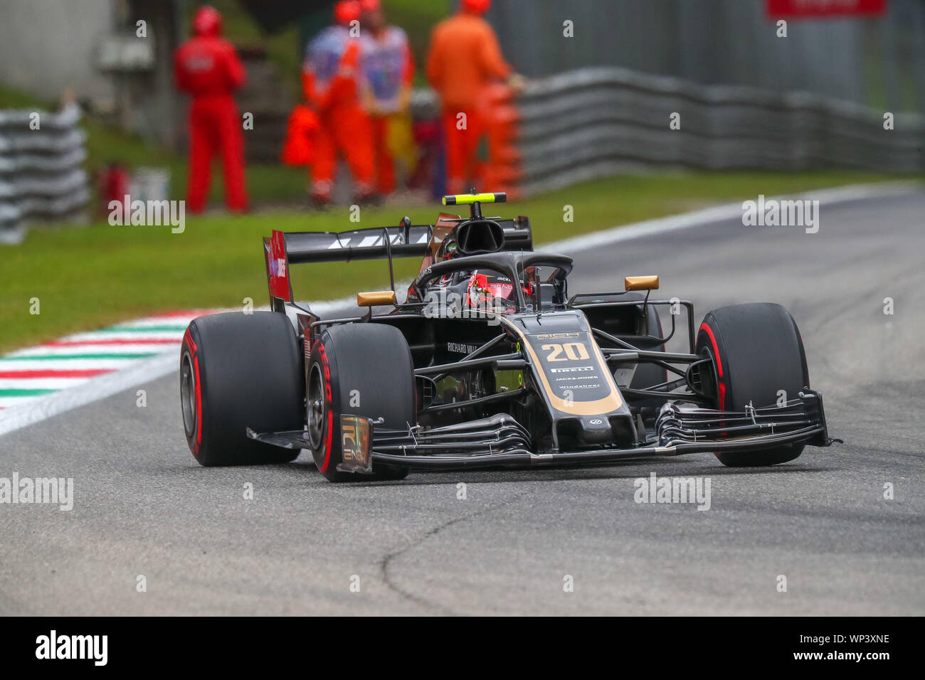 #20 Kevin Magnussen, HAAS team di F1. GP Italia MONZA 5-8 settembre 2019 durante il Grand Prix di Heineken Italia 2019 - venerdì - Libere 1 e 2 , M Foto Stock