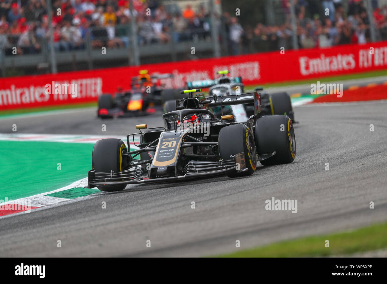 #20 Kevin Magnussen, HAAS team di F1. GP Italia MONZA 5-8 settembre 2019 durante il Grand Prix di Heineken Italia 2019 - venerdì - Libere 1 e 2 , M Foto Stock