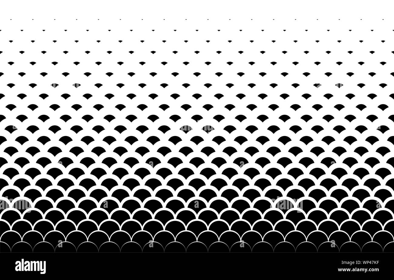 Seamless disegno geometrico .sfondo vettoriale.Breve fade out.scale nero su  sfondo bianco Immagine e Vettoriale - Alamy