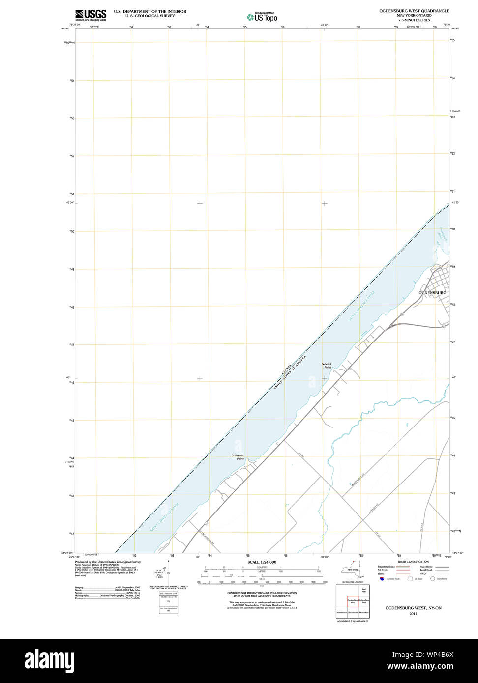 Mappa Di Ogdensburg Immagini e Fotos Stock Alamy