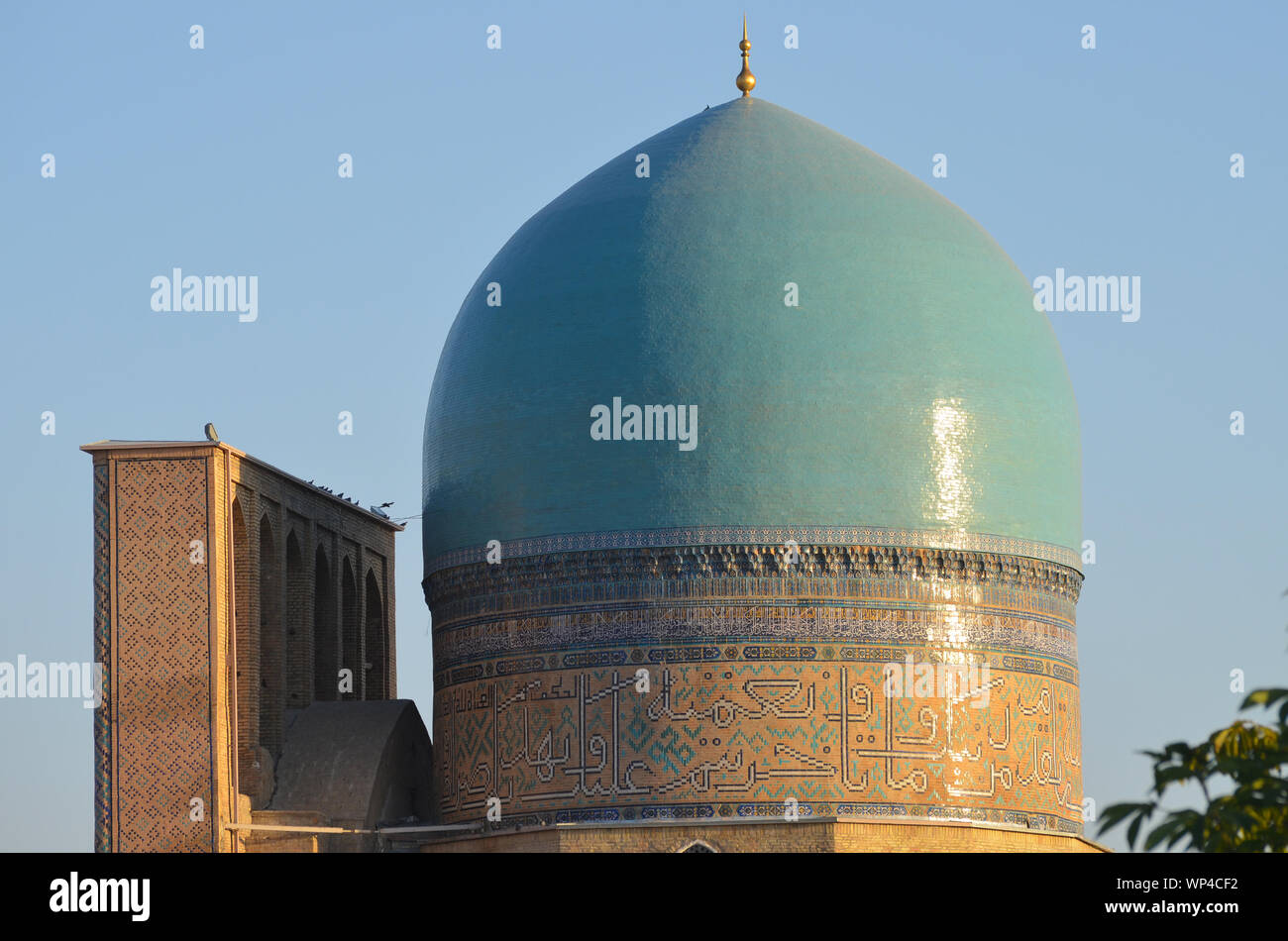 Kok Gumbaz moschea a Shakhrisabz, southeastern Uzbekistan Foto Stock