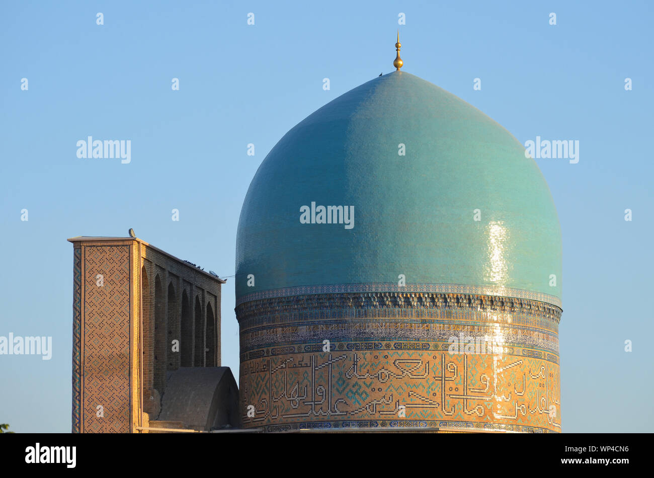 Kok Gumbaz moschea a Shakhrisabz, southeastern Uzbekistan Foto Stock
