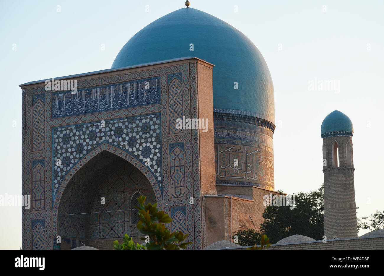 Kok Gumbaz moschea a Shakhrisabz, southeastern Uzbekistan Foto Stock