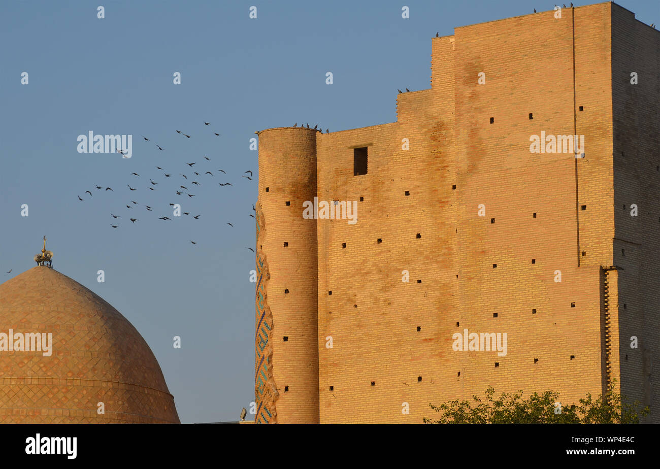 Hazrat storico-ho Imam complessa, Shakhrisabz, southeastern Uzbekistan Foto Stock