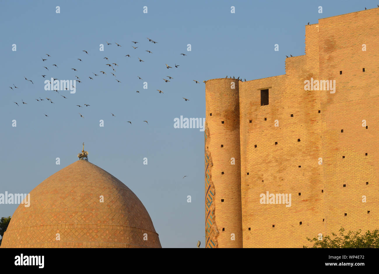 Hazrat storico-ho Imam complessa, Shakhrisabz, southeastern Uzbekistan Foto Stock