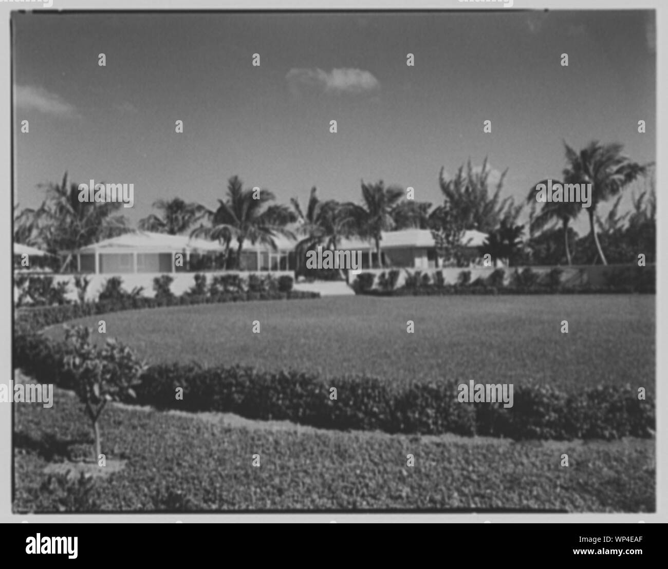 John Lucas, residence su Lyford Cay, Bahamas. Foto Stock