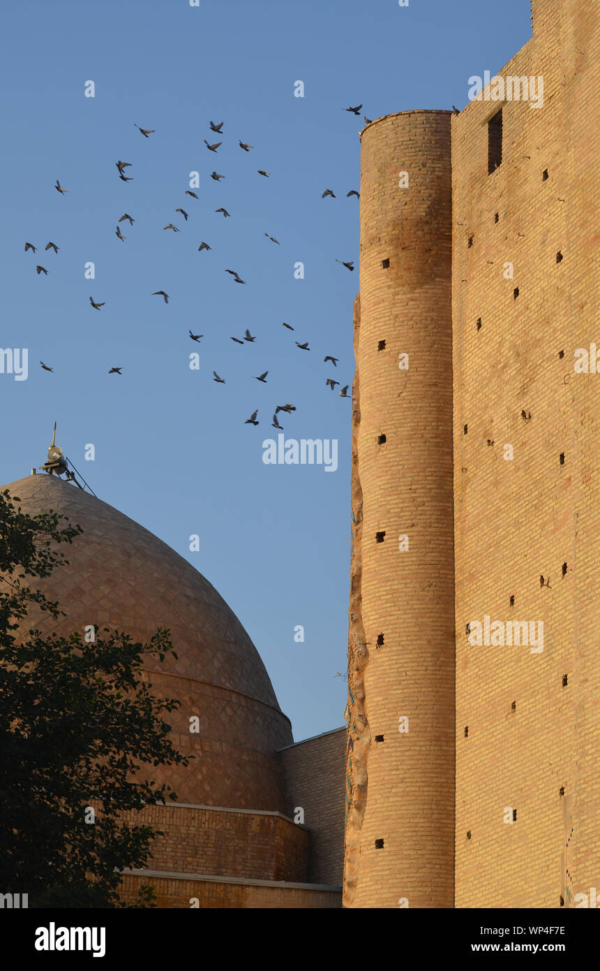 Hazrat storico-ho Imam complessa, Shakhrisabz, southeastern Uzbekistan Foto Stock