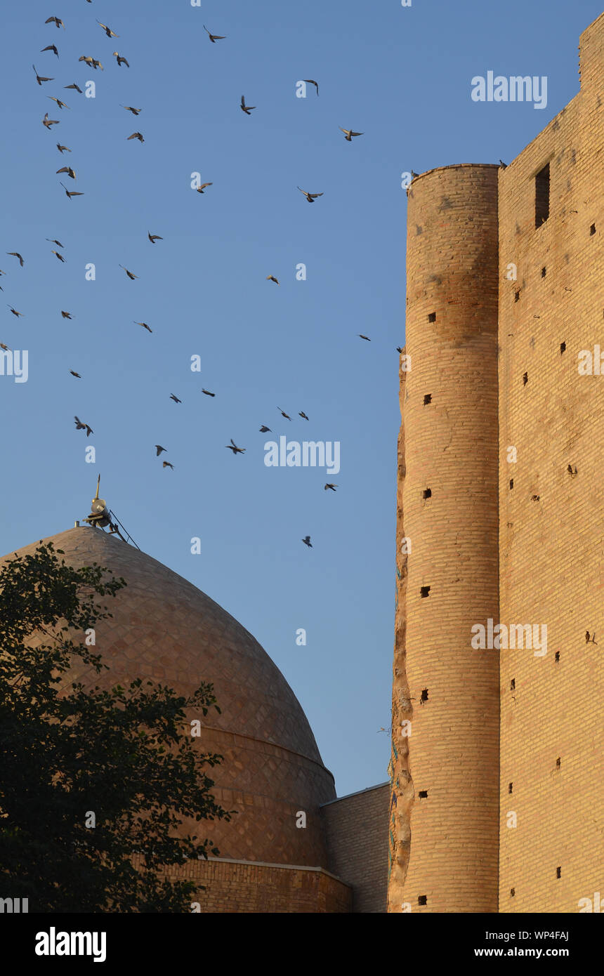 Hazrat storico-ho Imam complessa, Shakhrisabz, southeastern Uzbekistan Foto Stock