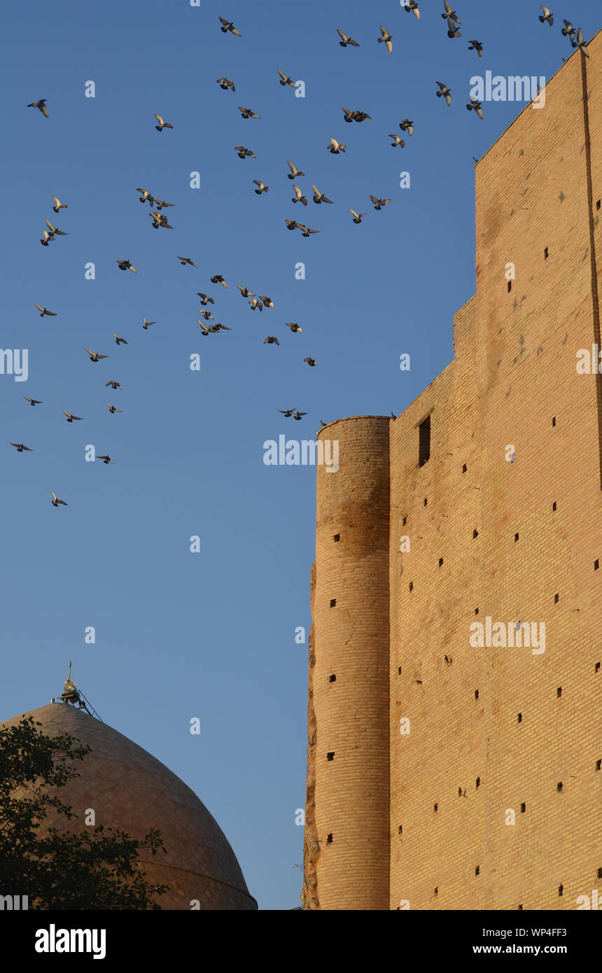 Hazrat storico-ho Imam complessa, Shakhrisabz, southeastern Uzbekistan Foto Stock