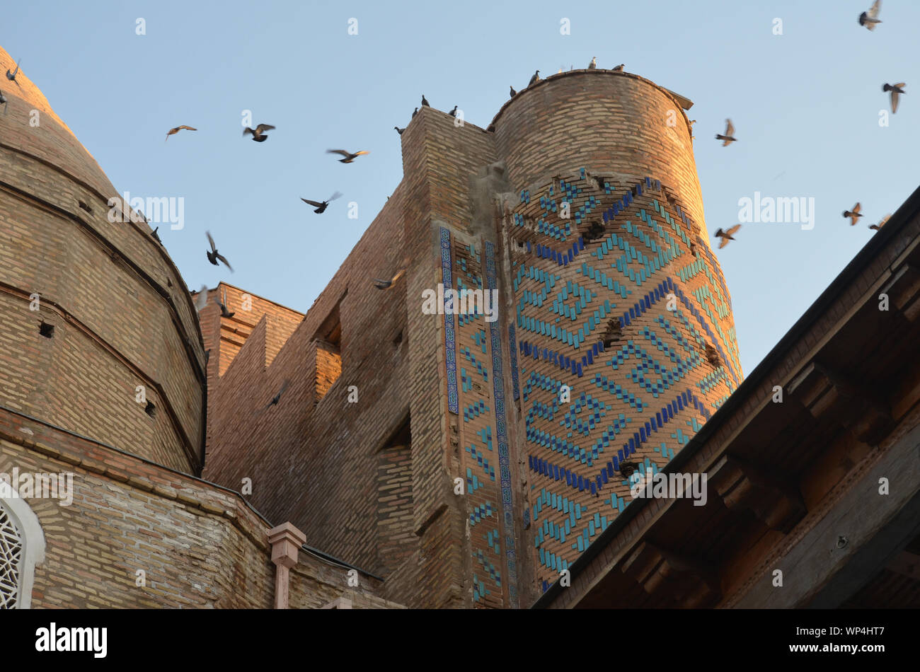 Hazrat storico-ho Imam complessa, Shakhrisabz, southeastern Uzbekistan Foto Stock
